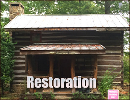 Historic Log Cabin Restoration  Decatur County, Georgia